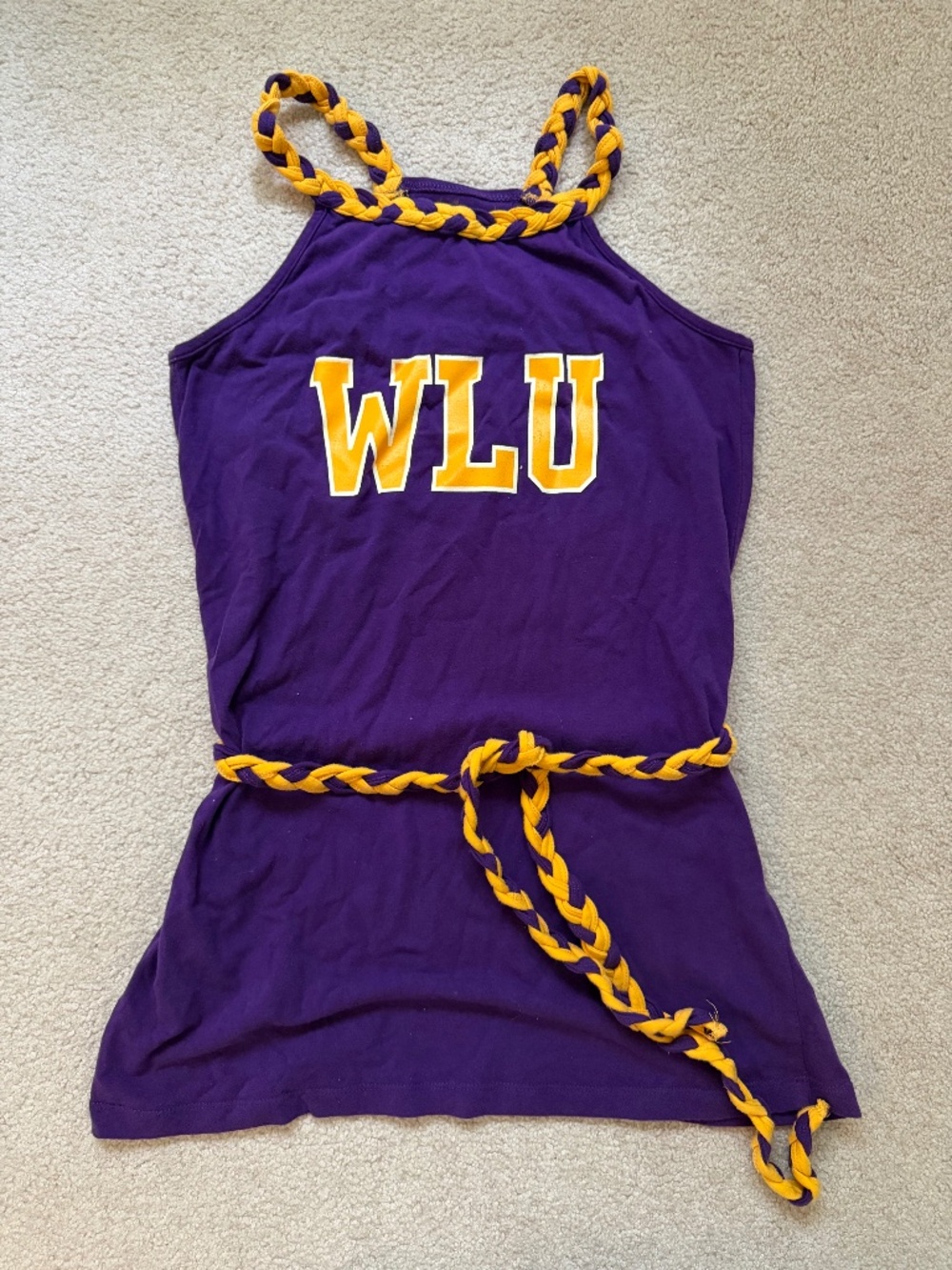 WLU (Wilfrid Laurier University) Tank - Size M